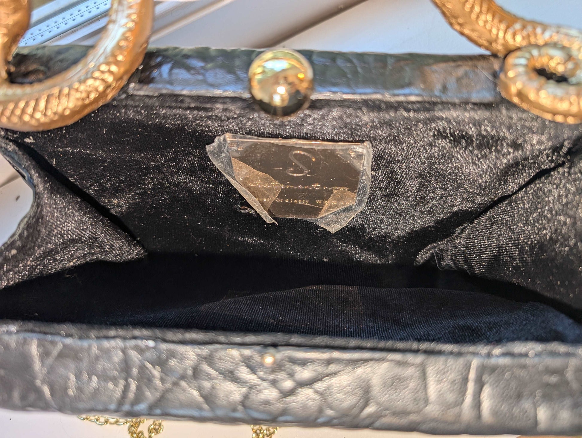 Timeless Black Leather Bag - Cleopatra's Black Clutch Bag!